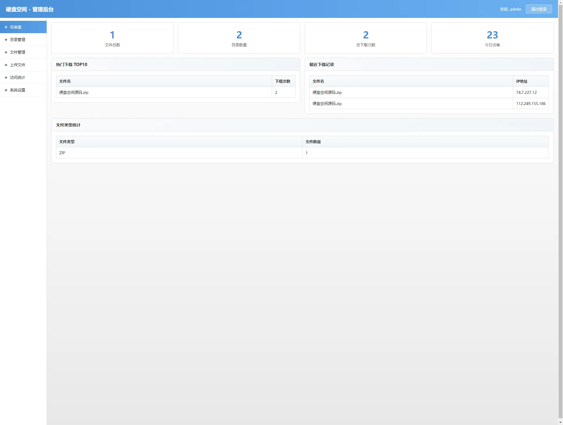 免费开源，高仿永硕E盘的个人网盘 