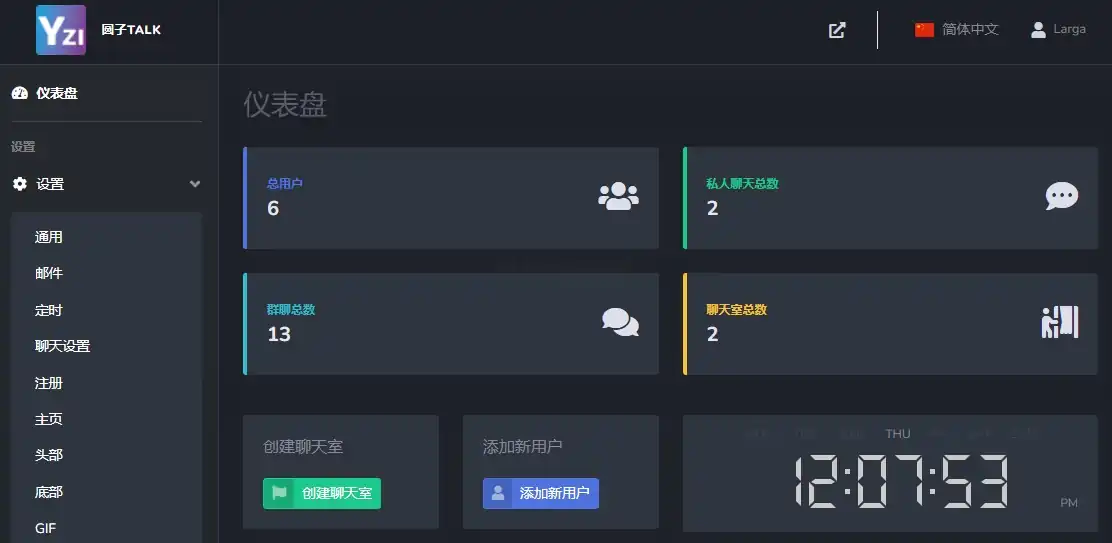 公共聊天室系统源码ChatNet V1.1-V1.9完整汉化